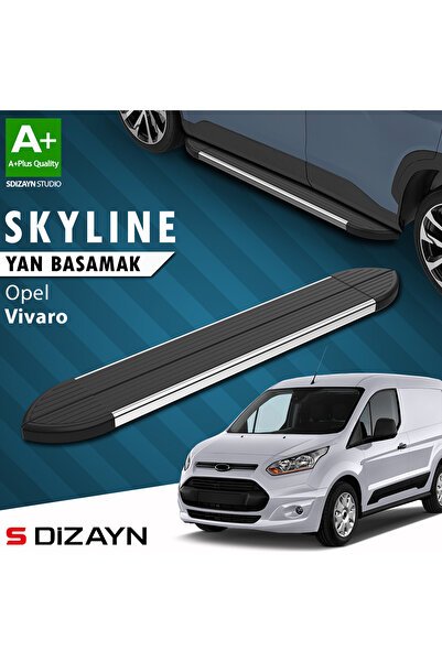 Opel Vivaro B Kısa Şase Skyline Krom Yan Basamak 213 Cm 2015-2018 A+ Kalite OP-VIB-KS-YBS-SKY-KA-213