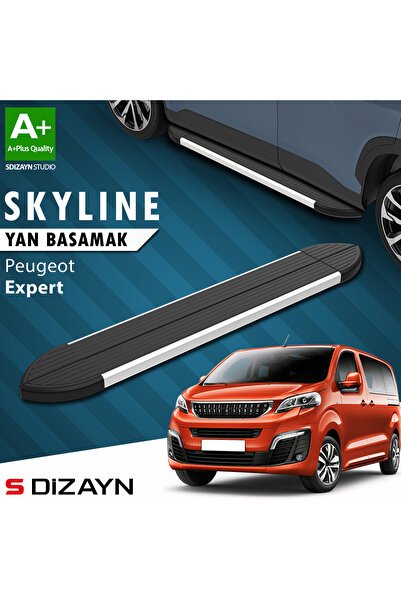 Peugeot Expert 3 Kısa Şase Skyline Aluminyum Yan Basamak 213 Cm 2016 Üzeri A+ Kalite PE-EX3-KS-YBS-S