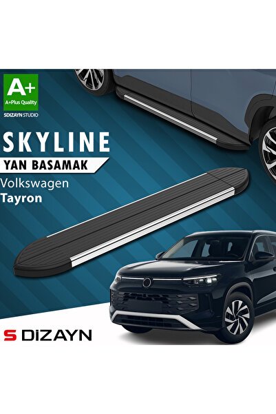 VW Tayron 2 Skyline Krom Yan Basamak 193 Cm 2024 Üzeri A+ Kalite VW-TY2-YBS-SKY-KA-193