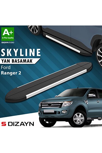 Ford Ranger 2 Skyline Aluminyum Yan Basamak 193 Cm 2006-2013 A+ Kalite FO-RG2-YBS-SKY-AL-193