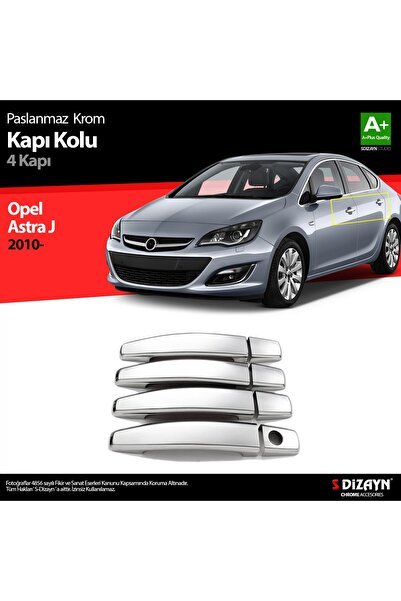 S-Dizayn Opel Astra J Krom Kapı Kolu 4 Kapı 2012-2022 A+Kalite