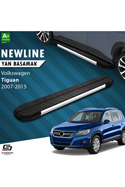 VW Tiguan NewLine Krom Yan Basamak 173 Cm 2007-2015 A+ Kalite VW-TG1-YBS-NW-KA-173