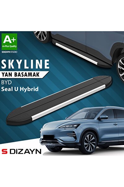 BYD Seal U Hybrid Skyline Aluminyum Yan Basamak 193 Cm 2022 Üzeri A+ Kalite BY-SU1-HYB-YBS-SKY-AL-19