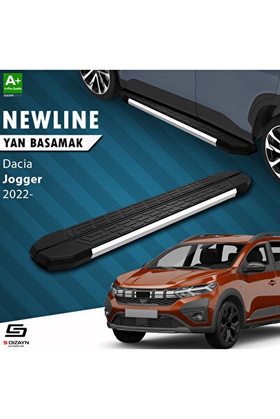 S-Dizayn Dacia Jogger NewLine Krom Yan Basamak 213 Cm 2022 Üzeri A+ Kalite