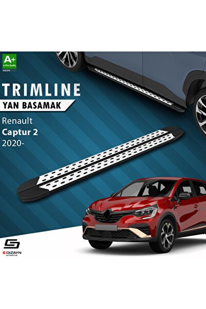S-dizayn Renault Captur 2 Trimline Gri Yan Basamak 179 Cm 2020 Üzeri Re-cp2-ybs-tr-gr-179