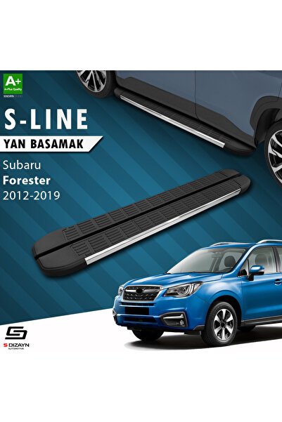 Subaru Forester 4 S-Line Krom Yan Basamak 183 Cm 2012-2019 A+ Kalite SU-FR4-YBS-SL-KA-183