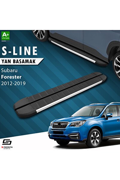 Subaru Forester 4 S-Line Aluminyum Yan Basamak 183 Cm 2012-2019 A+ Kalite SU-FR4-YBS-SL-AL-183
