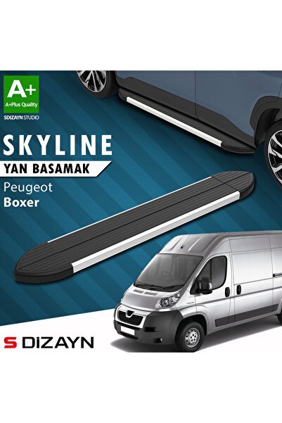 Peugeot Boxer 3 Kısa Şase Skyline Aluminyum Yan Basamak 203 Cm 2006 Üzeri A+ Kalite PE-BX3-KS-YBS-SK