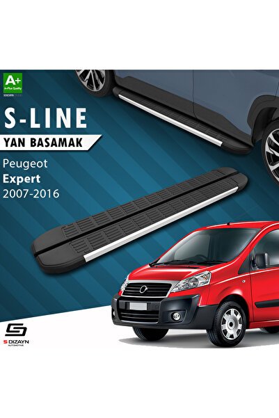 Peugeot Expert 2 Kısa Şase S-Line Aluminyum Yan Basamak 213 Cm 2007-2016 PE-EX2-KS-YBS-SL-AL-213