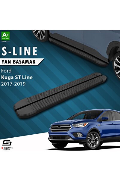 Ford Kuga 2 ST-Line S-Line Siyah Yan Basamak 183 Cm 2017-2019 A+ Kalite FO-KG2-ST-YBS-SL-SA-183