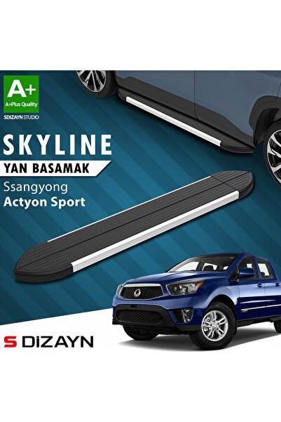 Ssangyong Actyon Sports Skyline Aluminyum Yan Basamak 203 Cm 2007-2018 A+ Kalite SS-AS1-YBS-SKY-AL-2