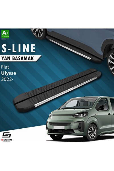 Fiat Ulysse Uzun Şase S-Line Krom Yan Basamak 243 Cm 2022 Üzeri A+ Kalite FI-UL1-US-YBS-SL-KA-243