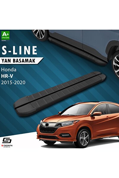 Honda HR-V 2 S-Line Siyah Yan Basamak 173 Cm 2015-2020 A+ Kalite HO-HR2-YBS-SL-SA-173