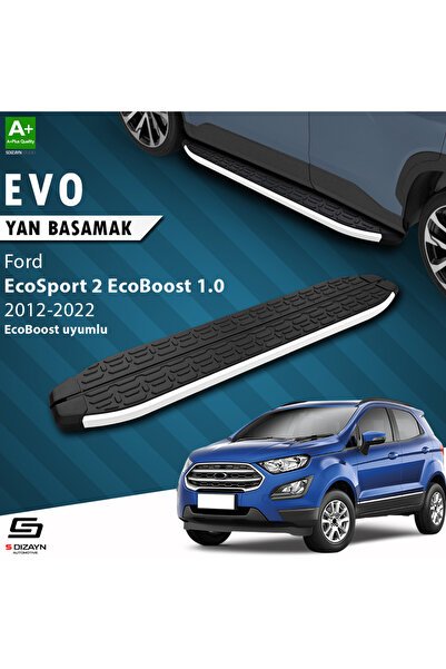 S-Dizayn Ford EcoSport 2 EcoBoost 1.0 Evo Aluminyum Yan Basamak 173 Cm 2012-2022 A+ Kalite