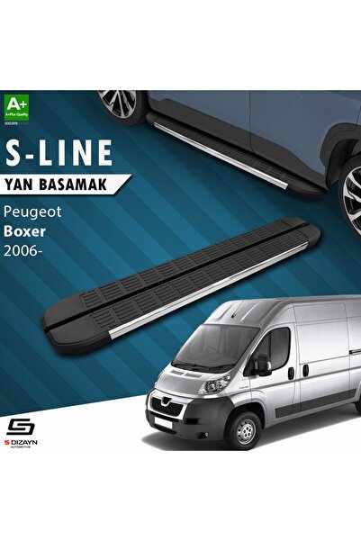 Peugeot Boxer 3 Kısa Şase S-Line Krom Yan Basamak 203 Cm 2006 Üzeri A+ Kalite PE-BX3-KS-YBS-SL-KA-20