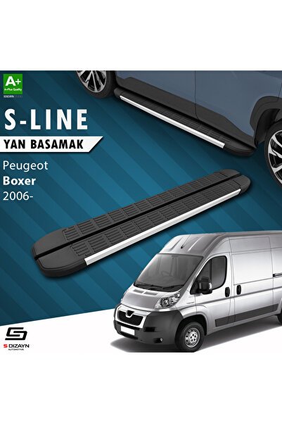 Peugeot Boxer 3 Kısa Şase S-Line Aluminyum Yan Basamak 203 Cm 2006 Üzeri A+ Kalite PE-BX3-KS-YBS-SL-