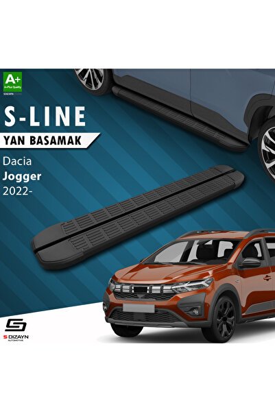 Dacia Jogger S-Line Siyah Yan Basamak 213 Cm 2022 Üzeri A+ Kalite DC-JG1-YBS-SL-SA-213