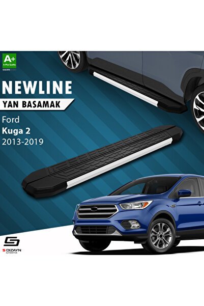 Ford Kuga 2 NewLine Aluminyum Yan Basamak 183 Cm 2013-2019 A+ Kalite FO-KG2-YBS-NW-AL-183