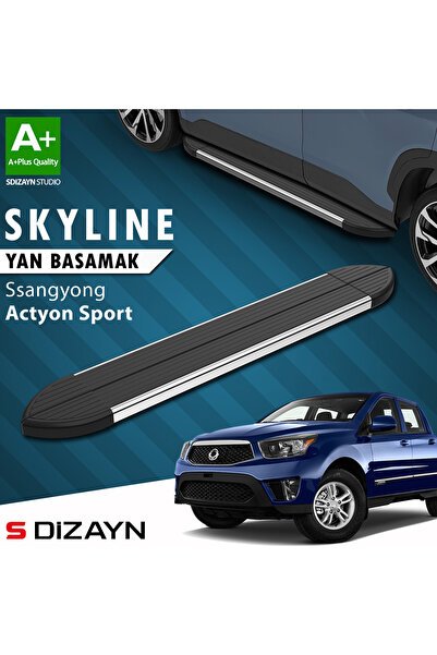 Ssangyong Actyon Sports Skyline Krom Yan Basamak 203 Cm 2007-2018 A+ Kalite SS-AS1-YBS-SKY-KA-203