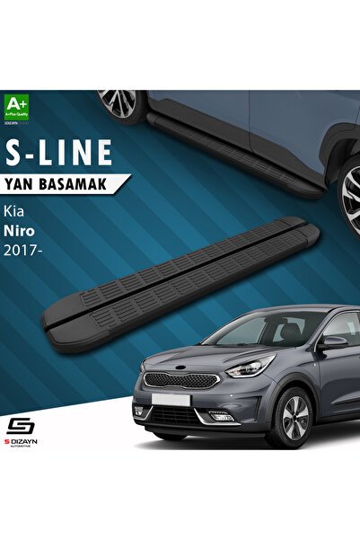 Kia Niro S-Line Siyah Yan Basamak 183 Cm 2017 Üzeri A+ Kalite KI-NR1-YBS-SL-SA-183