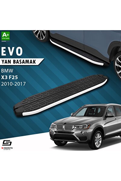 Bmw X3 F25 Evo Aluminyum Yan Basamak 193 Cm 2010-2017 A+ Kalite BM-X32-YBS-EV-AL-193
