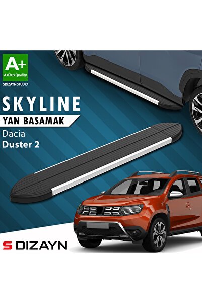 Dacia Duster 2 Skyline Aluminyum Yan Basamak 183 Cm 2018-2023 A+ Kalite DC-DU2-YBS-SKY-AL-183