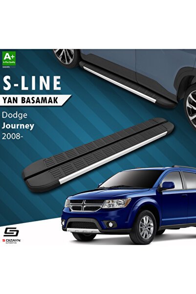 Dodge Journey S-Line Aluminyum Yan Basamak 183 Cm 2008-2020 A+ Kalite DO-JO1-YBS-SL-AL-183