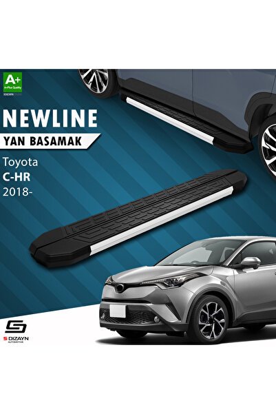 Toyota C-HR NewLine Aluminyum Yan Basamak 173 Cm 2016-2023 A+ Kalite TO-CH1-YBS-NW-AL-173-E