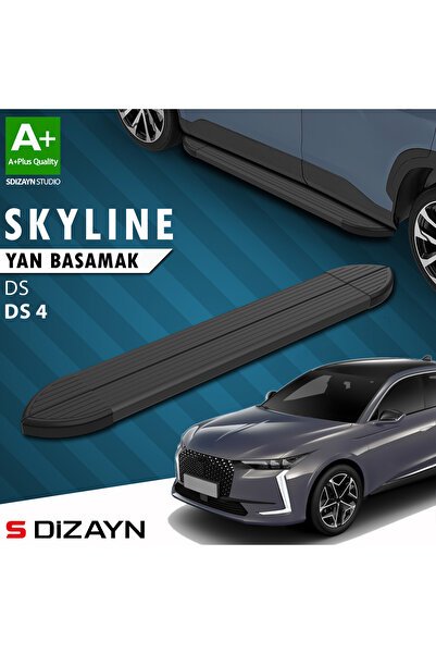 DS DS 4 Skyline Siyah Yan Basamak 183 Cm 2020 Üzeri A+ Kalite DS-DS4-YBS-SKY-SA-183