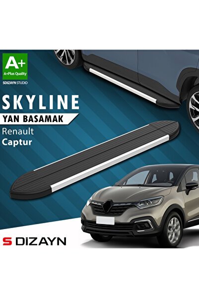 Renault Captur Skyline Aluminyum Yan Basamak 173 Cm 2013-2020 A+ Kalite RE-CP1-YBS-SKY-AL-173