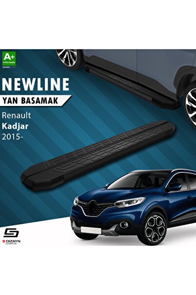 Renault Kadjar NewLine Siyah Yan Basamak 173 Cm 2015-2022 A+ Kalite RE-KJ1-YBS-NW-SA-173-E