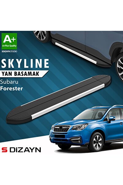 Subaru Forester 4 Skyline Aluminyum Yan Basamak 183 Cm 2012-2019 A+ Kalite SU-FR4-YBS-SKY-AL-183