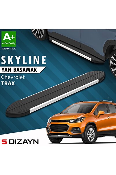 Chevrolet Trax Skyline Aluminyum Yan Basamak 163 Cm 2013-2022 A+ Kalite CH-TX1-YBS-SKY-AL-163