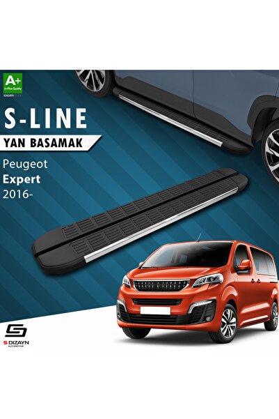 Peugeot Expert 3 Kısa Şase S-Line Krom Yan Basamak 213 Cm 2016 Üzeri A+ Kalite PE-EX3-KS-YBS-SL-KA-2