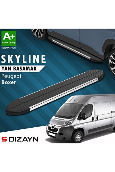 Peugeot Boxer 3 Kısa Şase Skyline Krom Yan Basamak 203 Cm 2006 Üzeri A+ Kalite PE-BX3-KS-YBS-SKY-KA-