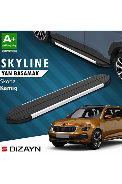 Skoda Kamiq Skyline Aluminyum Yan Basamak 183 Cm 2019 Üzeri A+ Kalite SK-KM1-YBS-SKY-AL-183