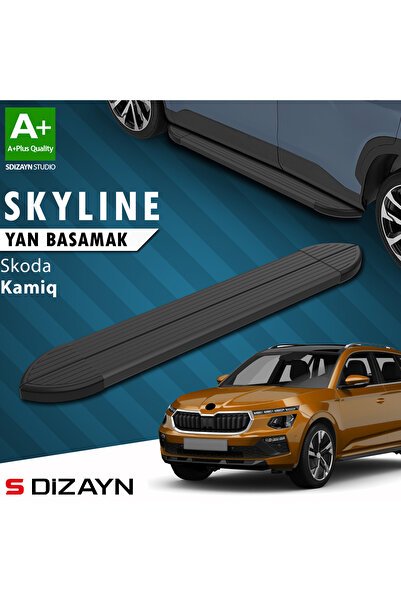 Skoda Kamiq Skyline Siyah Yan Basamak 183 Cm 2019 Üzeri A+ Kalite SK-KM1-YBS-SKY-SA-183