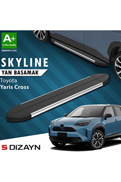 Toyota Yaris Cross Skyline Krom Yan Basamak 183 Cm 2020 Üzeri A+ Kalite TO-YC1-YBS-SKY-KA-183