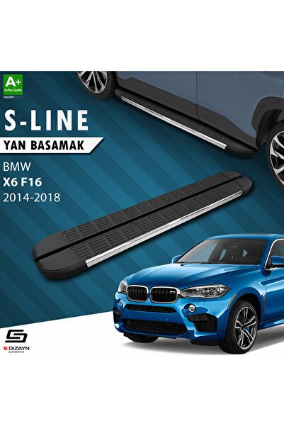 Bmw X6 F16 S-Line Krom Yan Basamak 193 Cm 2014-2018 A+ Kalite BM-X62-YBS-SL-KA-193-E