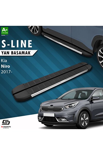 Kia Niro S-Line Krom Yan Basamak 183 Cm 2017 Üzeri A+ Kalite KI-NR1-YBS-SL-KA-183