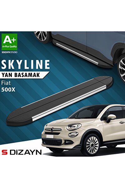 Fiat 500X Skyline Krom Yan Basamak 173 Cm 2014 Üzeri A+ Kalite FI-5X1-YBS-SKY-KA-173-E