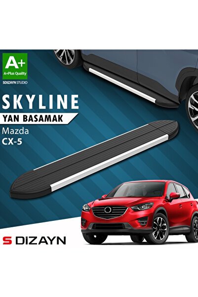 Mazda CX-5 Skyline Aluminyum Yan Basamak 183 Cm 2012-2016 A+ Kalite MZ-X51-YBS-SKY-AL-183