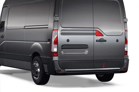 OMSA Nissan NV400 Krom Arka Tampon Eşiği P.Çelik (Taşlı) 2010 ve Sonrası
