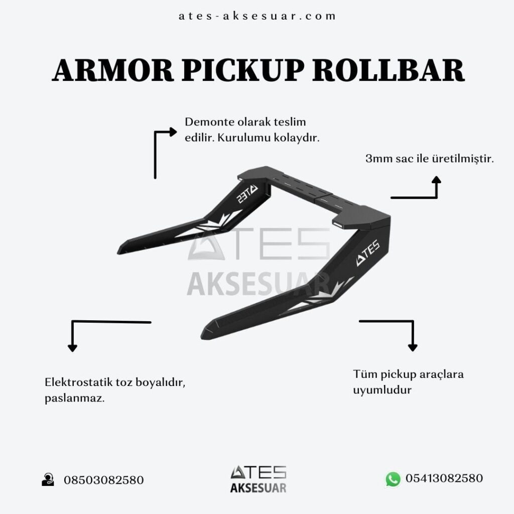Pickup Rollbar - ARMOR Serisi
