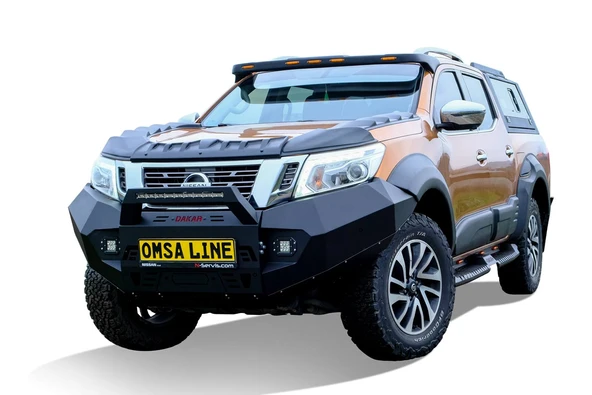 OMSA Nissan Navara Dakar Çelik Ön Tampon Sensörlü-Sensörsüz 2015 ve Sonrası