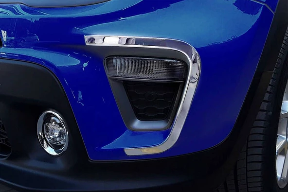 OMSA Jeep Renegade Krom Sis Farı Çerçevesi 2 Parça 2019 ve Sonrası