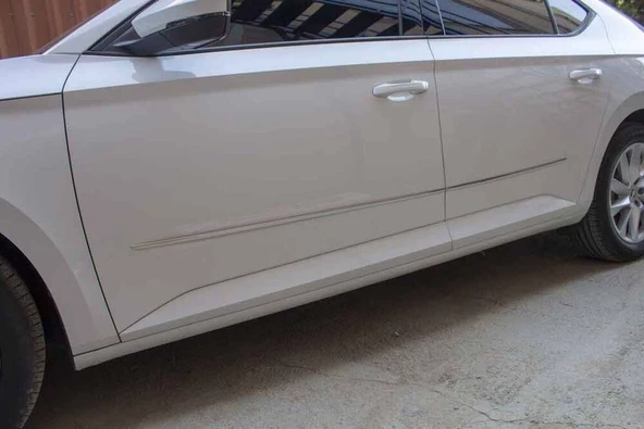 OMSA Skoda Superb 2 SD B6 Krom Yan Kapı Çıtası 4 Parça 2015-2023 Arası