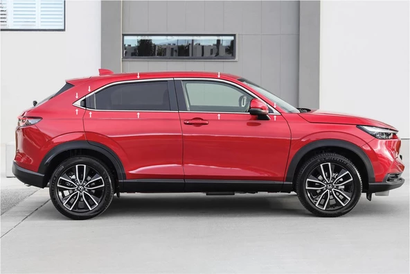 OMSA Honda HR-V Krom Cam Çerçevesi 20 Parça 2021 ve Sonrası