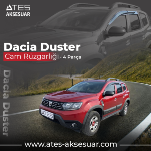 Dacia Duster Cam Rüzgarlığı 4 Parça 2018 ve Sonrası
