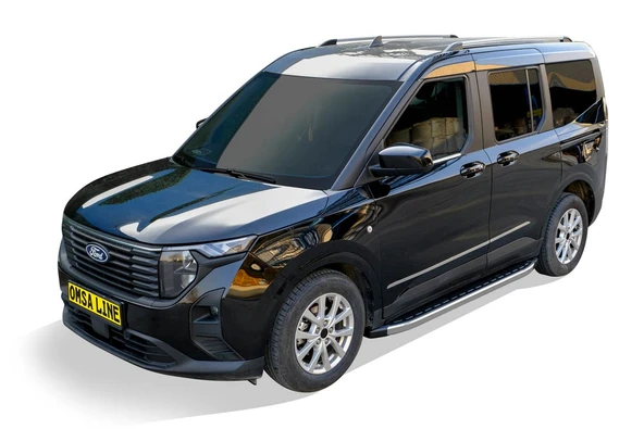 OMSA Ford Tourneo Courier Krom Cam Çıtası 2 Parça 2024 ve Sonrası